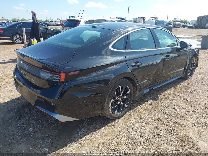 2025 Hyundai Sonata VIN KMHL64JA3SA429569 IAAI salvage auction — FRONT END, Salvage Title, sold $3,000 on 2026-07-29 (photo 4)