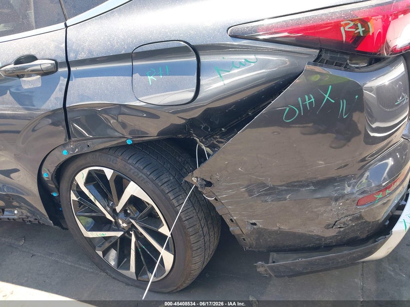 2025 Mitsubishi Outlander VIN JA4T5VA90SZ008245 IAAI salvage auction — LEFT SIDE, Salvage Certificate (California), sold $13,900 on 2026-07-22 (photo 6)