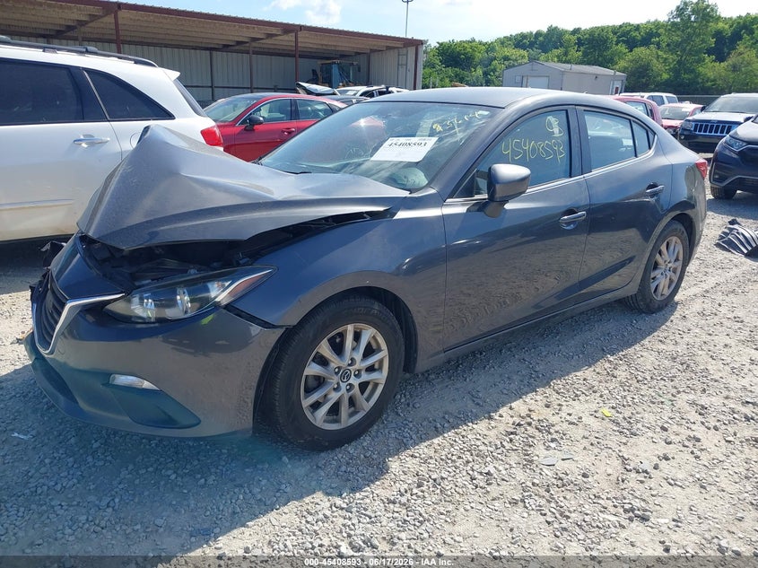 2016 Mazda 3 VIN JM1BM1U78G1293614 IAAI salvage auction — RIGHT FRONT, Salvage (Ohio), sold $750 on 2026-07-24 (photo 2)