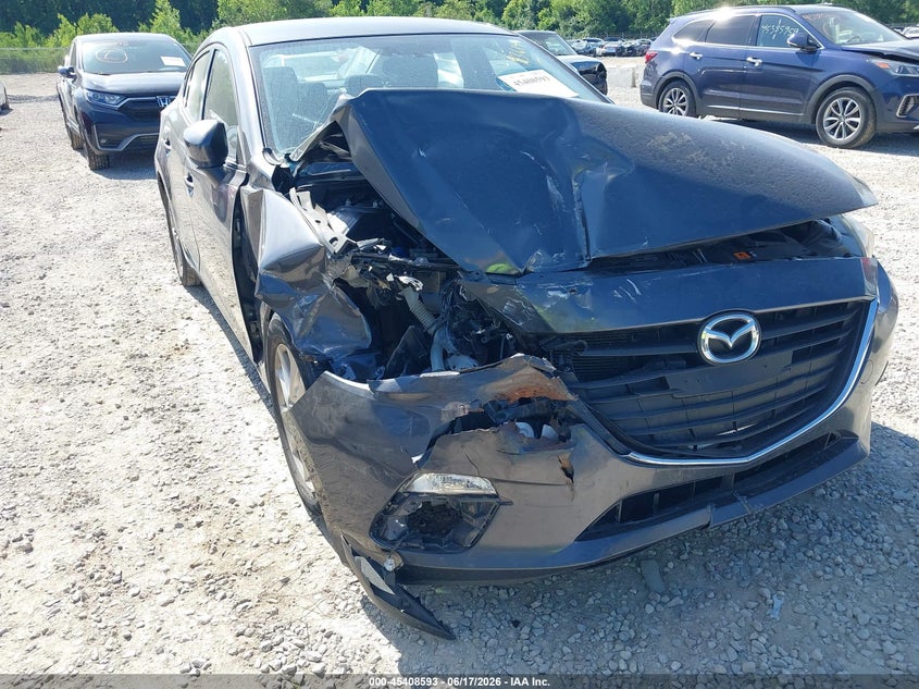 2016 Mazda 3 VIN JM1BM1U78G1293614 IAAI salvage auction — RIGHT FRONT, Salvage (Ohio), sold $750 on 2026-07-24 (photo 6)