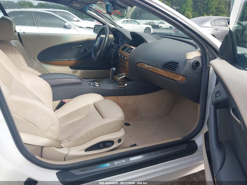 2004 BMW 6 series VIN WBAEK73414B321530 IAAI salvage auction — NORMAL WEAR, Clear (Georgia), sold $1,150 on 2026-07-08 (photo 5)