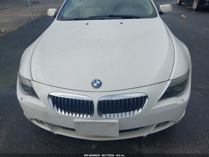 2004 BMW 6 series VIN WBAEK73414B321530 IAAI salvage auction — NORMAL WEAR, Clear (Georgia), sold $1,150 on 2026-07-08 (photo 6)