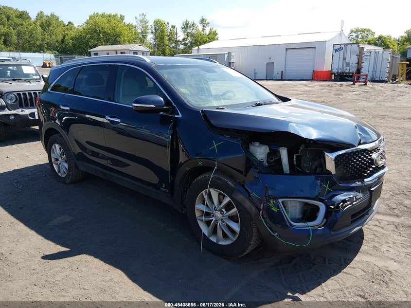 2017 Kia Sorento VIN 5XYPGDA3XHG337193 IAAI salvage auction — RIGHT FRONT, Salvage (Pennsylvania), sold $1,700 on 2026-07-14 (photo 1)