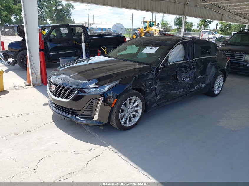 2024 Cadillac Ct5 VIN 1G6DW5RKXR0126738 IAAI salvage auction — SIDE, Rebuildable (Florida), sold $5,300 on 2026-07-11 (photo 2)