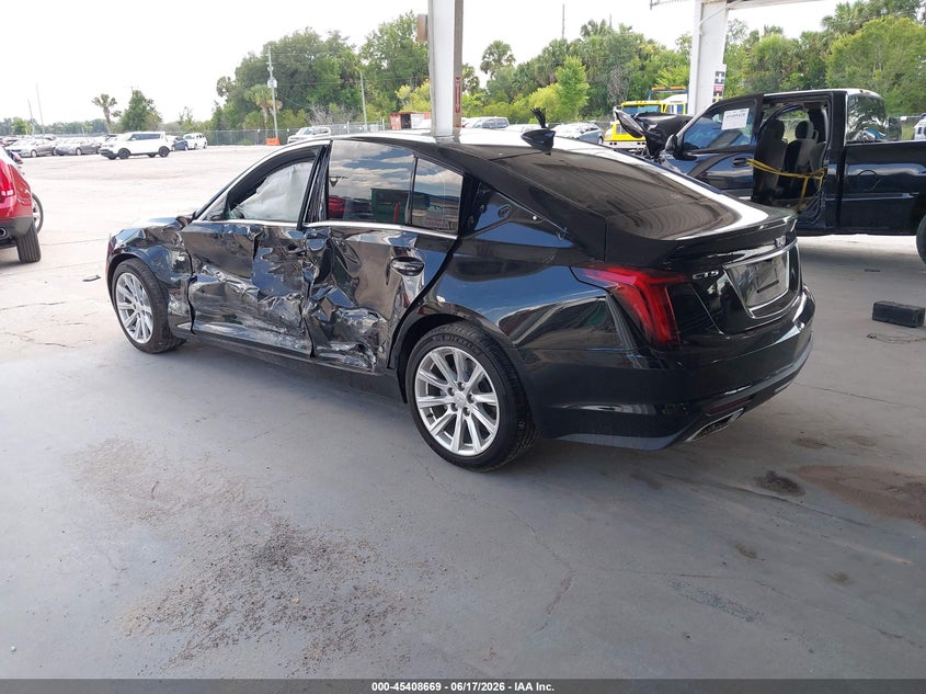 2024 Cadillac Ct5 VIN 1G6DW5RKXR0126738 IAAI salvage auction — SIDE, Rebuildable (Florida), sold $5,300 on 2026-07-11 (photo 3)