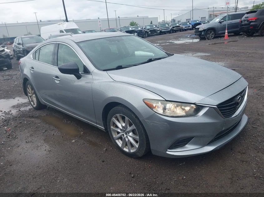 2015 Mazda 6 VIN JM1GJ1U64F1171725 IAAI salvage auction — LEFT FRONT, Salvage Title, sold $325 on 2026-07-22 (photo 1)