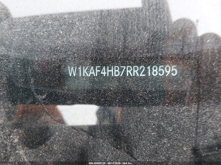 2024 Mercedes-benz C-klasse VIN W1KAF4HB7RR218595 IAAI salvage auction — FRONT END, Salvage Title, sold $17,800 on 2026-08-20 (photo 9)