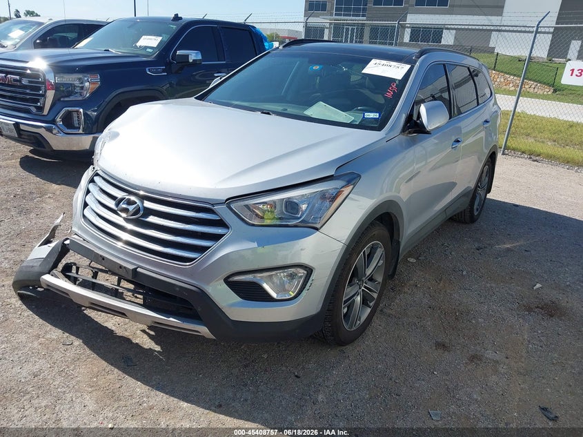 2015 Hyundai Santa fe VIN KM8SR4HF8FU125114 IAAI salvage auction — FRONT END, Salvage (Texas), sold $1,350 on 2026-07-07 (photo 2)