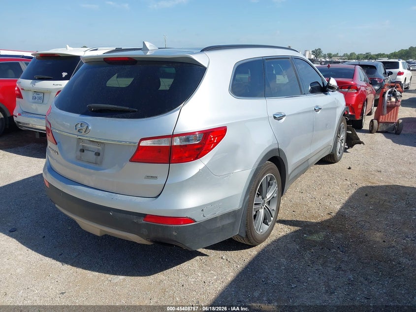 2015 Hyundai Santa fe VIN KM8SR4HF8FU125114 IAAI salvage auction — FRONT END, Salvage (Texas), sold $1,350 on 2026-07-07 (photo 4)