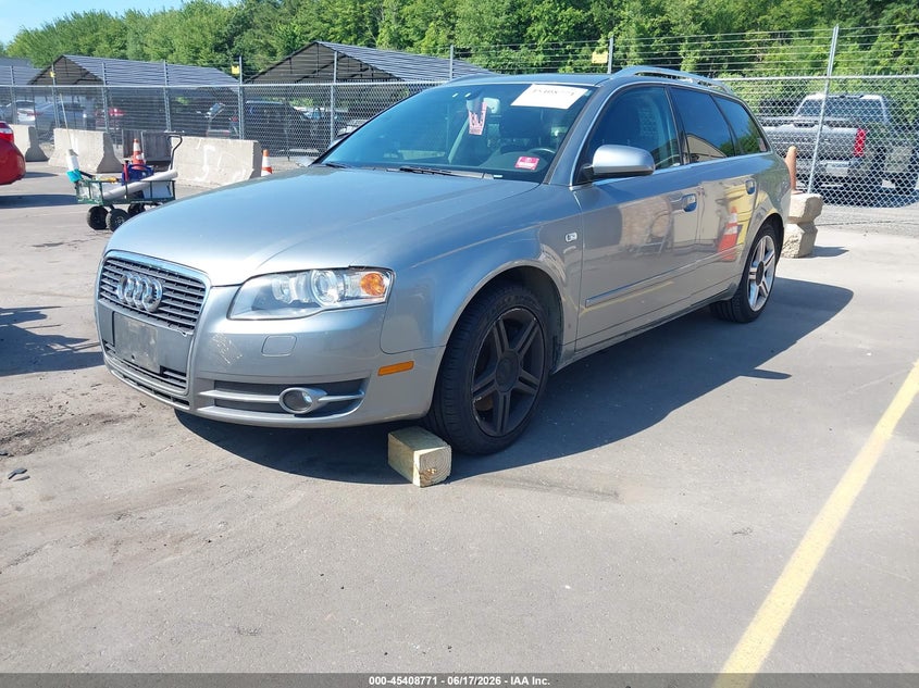 2006 Audi A4 VIN WAUKH78E96A229092 IAAI salvage auction — NORMAL WEAR, Clear (Connecticut), sold $400 on 2026-07-30 (photo 2)