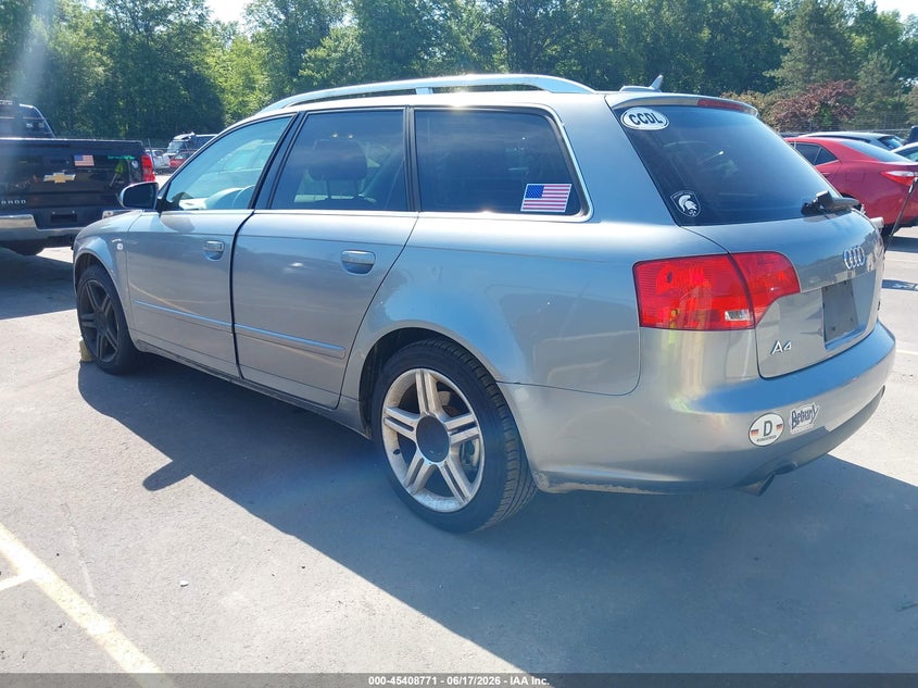 2006 Audi A4 VIN WAUKH78E96A229092 IAAI salvage auction — NORMAL WEAR, Clear (Connecticut), sold $400 on 2026-07-30 (photo 3)