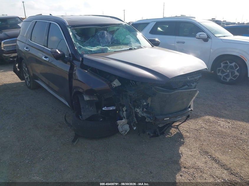 2022 Hyundai Palisade VIN KM8R7DHE8NU361529 IAAI salvage auction — FRONT END, Salvage (Texas), sold $25 on 2026-07-28 (photo 1)