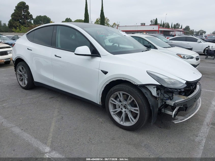 2023 Tesla Model y VIN 7SAYGAEEXPF942015 IAAI salvage auction — REAR END, Salvage (California), sold $12,000 on 2026-07-23 (photo 1)