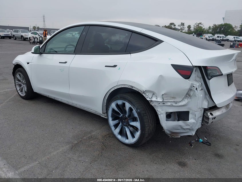 2023 Tesla Model y VIN 7SAYGAEEXPF942015 IAAI salvage auction — REAR END, Salvage (California), sold $12,000 on 2026-07-23 (photo 3)