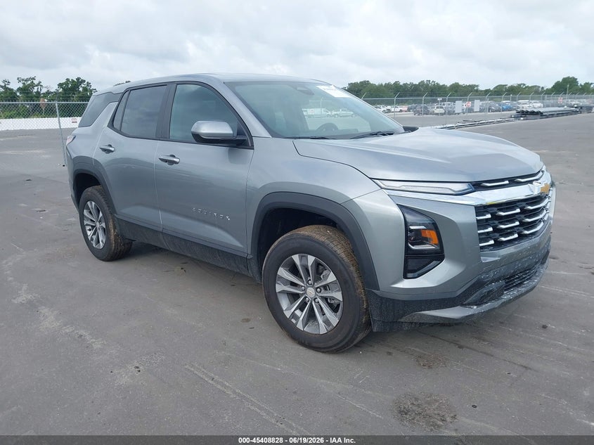 2026 Chevrolet Equinox VIN 3GNAXHEG4TL445330 IAAI salvage auction — WATER/FLOOD, Rebuildable (Florida), sold $13,825 on 2026-07-29 (photo 1)