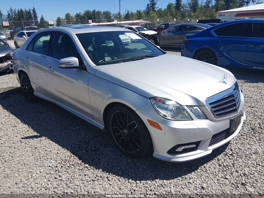2011 Mercedes-benz E-class VIN WDDHF8HB7BA300109 IAAI salvage auction — LEFT & RIGHT, Bill Of Sale (Washington), sold $1,750 on 2026-07-15 (photo 1)
