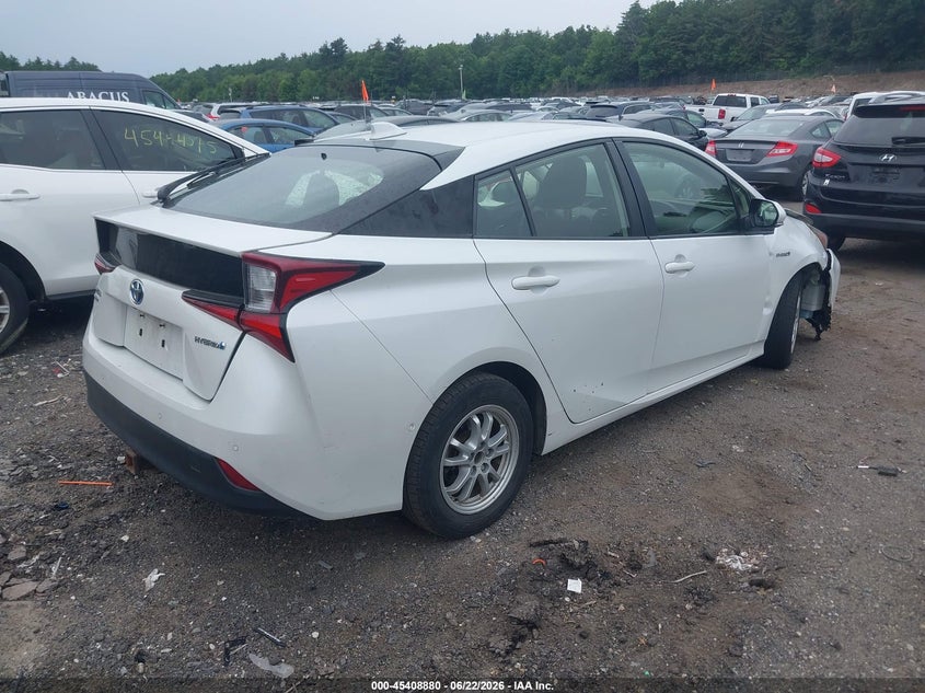 2021 Toyota Prius VIN JTDL9MFU7M3025714 IAAI salvage auction — LEFT FRONT, Salvage (Idaho), sold $5,200 on 2026-07-31 (photo 4)