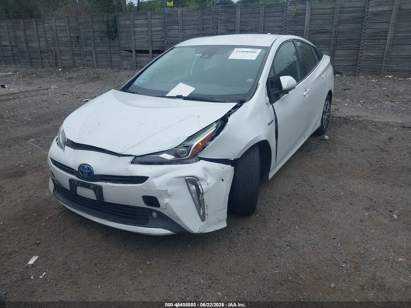 2021 Toyota Prius VIN JTDL9MFU7M3025714 IAAI salvage auction — LEFT FRONT, Salvage (Idaho), sold $5,200 on 2026-07-31 (photo 6)