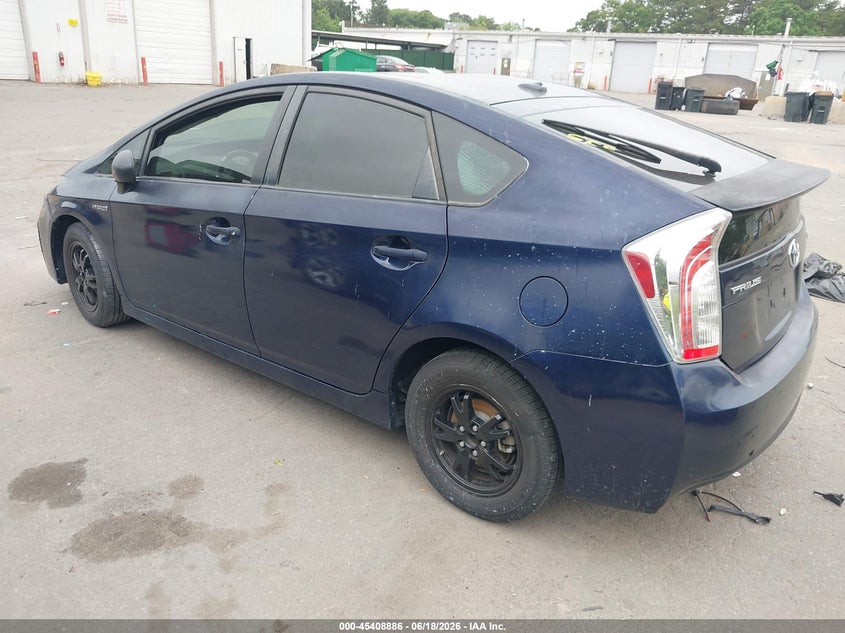2012 Toyota Prius VIN JTDKN3DU4C1491664 IAAI salvage auction — THEFT, Salvage Title, sold $25 on 2026-07-28 (photo 3)