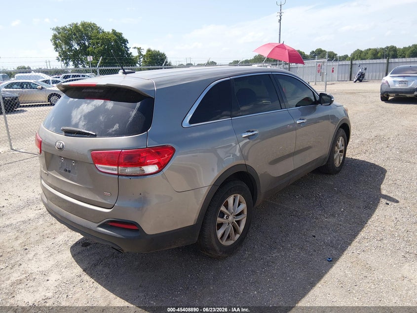 2018 Kia Sorento VIN 5XYPG4A36JG383738 IAAI salvage auction — NORMAL WEAR, Clear (Louisiana), sold $2,050 on 2026-07-24 (photo 4)