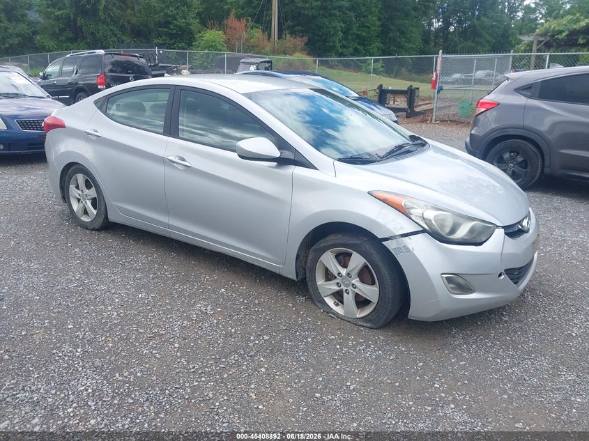 2012 Hyundai Elantra VIN KMHDH4AEXCU176087 IAAI salvage auction — NORMAL WEAR, Clear (Virginia), sold $200 on 2026-07-21 (photo 1)