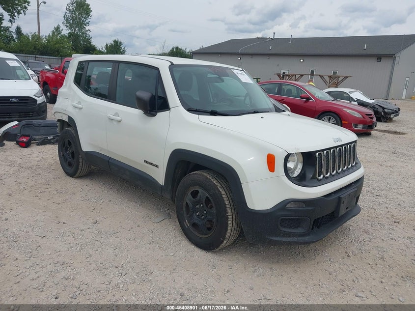 2016 Jeep Renegade VIN ZACCJAAT9GPD36680 IAAI salvage auction — REAR END, Salvage (Ohio), sold $2,050 on 2026-07-15 (photo 1)