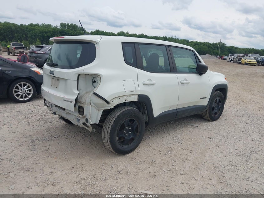 2016 Jeep Renegade VIN ZACCJAAT9GPD36680 IAAI salvage auction — REAR END, Salvage (Ohio), sold $2,050 on 2026-07-15 (photo 4)