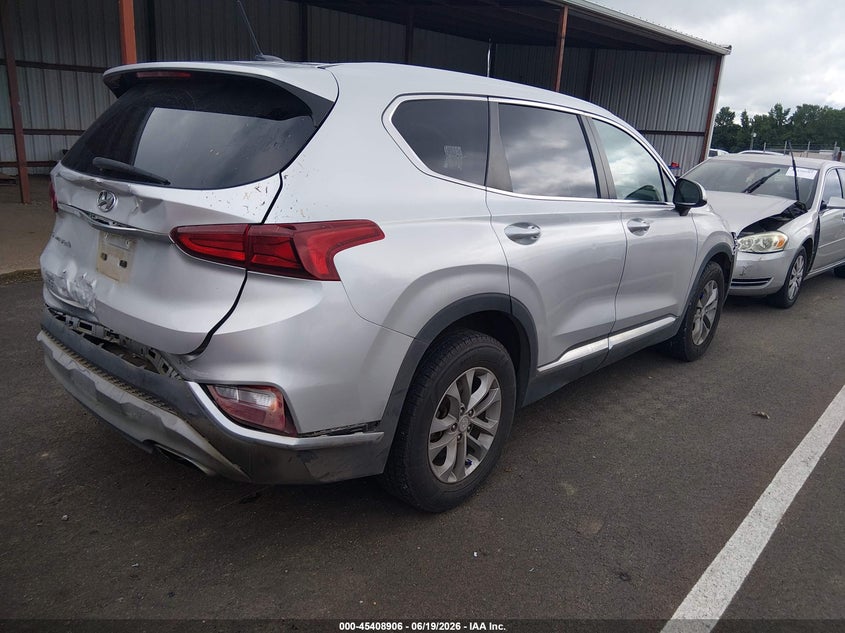 2019 Hyundai Santa fe VIN 5NMS23AD0KH010519 IAAI salvage auction — REAR END, Salvage (Mississippi), sold $4,150 on 2026-07-09 (photo 4)