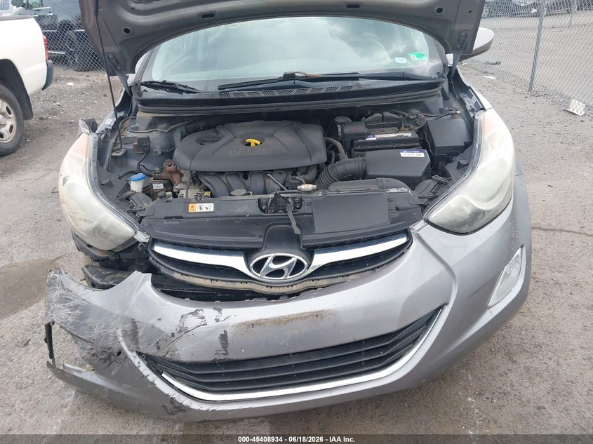 2012 Hyundai Elantra VIN KMHDH4AE8CU413059 IAAI salvage auction — FRONT & REAR, Clear (Virginia), sold $425 on 2026-07-28 (photo 6)