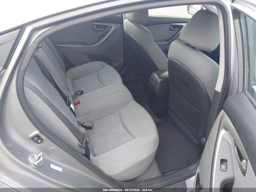 2012 Hyundai Elantra VIN KMHDH4AE8CU413059 IAAI salvage auction — FRONT & REAR, Clear (Virginia), sold $425 on 2026-07-28 (photo 8)
