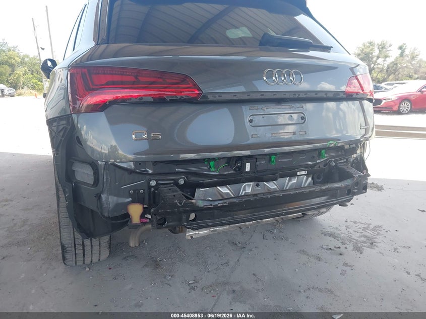 2023 Audi Q5 VIN WA1FAAFY4P2162569 IAAI salvage auction — REAR END, Rebuildable (Florida), sold $50 on 2026-08-01 (photo 6)