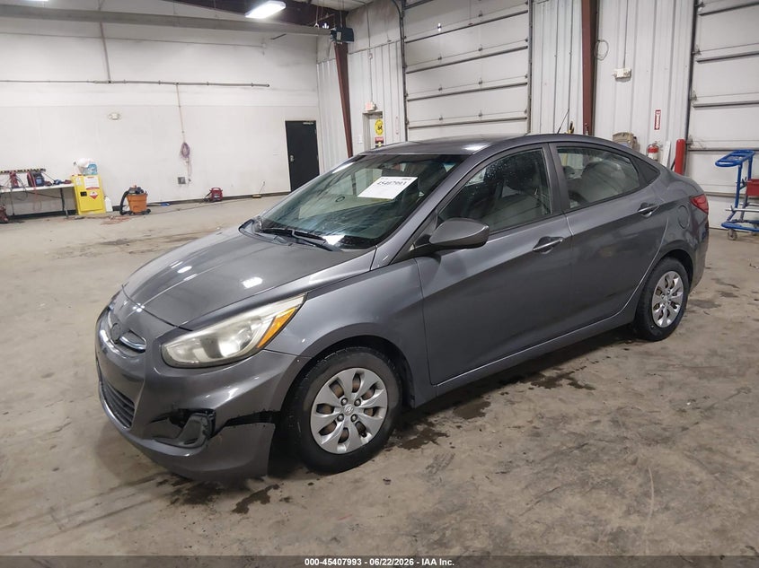 2017 Hyundai Accent VIN KMHCT4AE9HU242758 IAAI salvage auction — FRONT END, Salvage (Iowa), sold $1,225 on 2026-08-01 (photo 2)