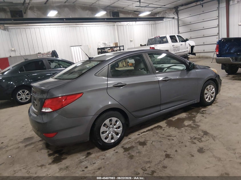 2017 Hyundai Accent VIN KMHCT4AE9HU242758 IAAI salvage auction — FRONT END, Salvage (Iowa), sold $1,225 on 2026-08-01 (photo 4)