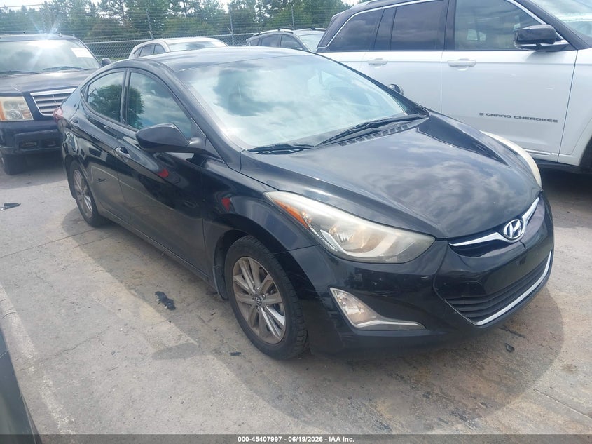 2016 Hyundai Elantra VIN KMHDH4AE7GU519086 IAAI salvage auction — SIDE, Salvage Title, sold $700 on 2026-07-29 (photo 1)