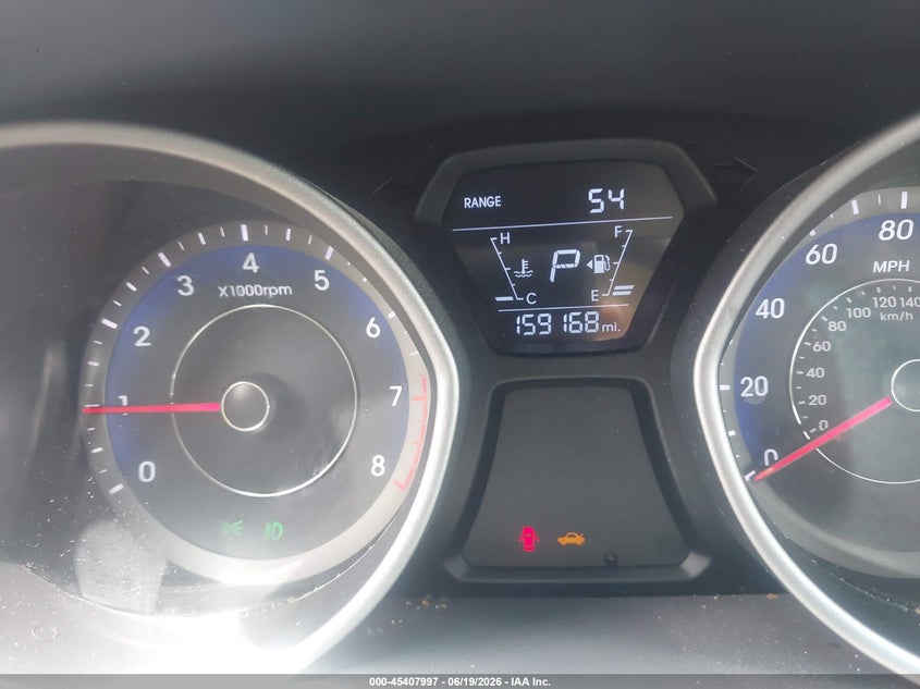 2016 Hyundai Elantra VIN KMHDH4AE7GU519086 IAAI salvage auction — SIDE, Salvage Title, sold $700 on 2026-07-29 (photo 7)
