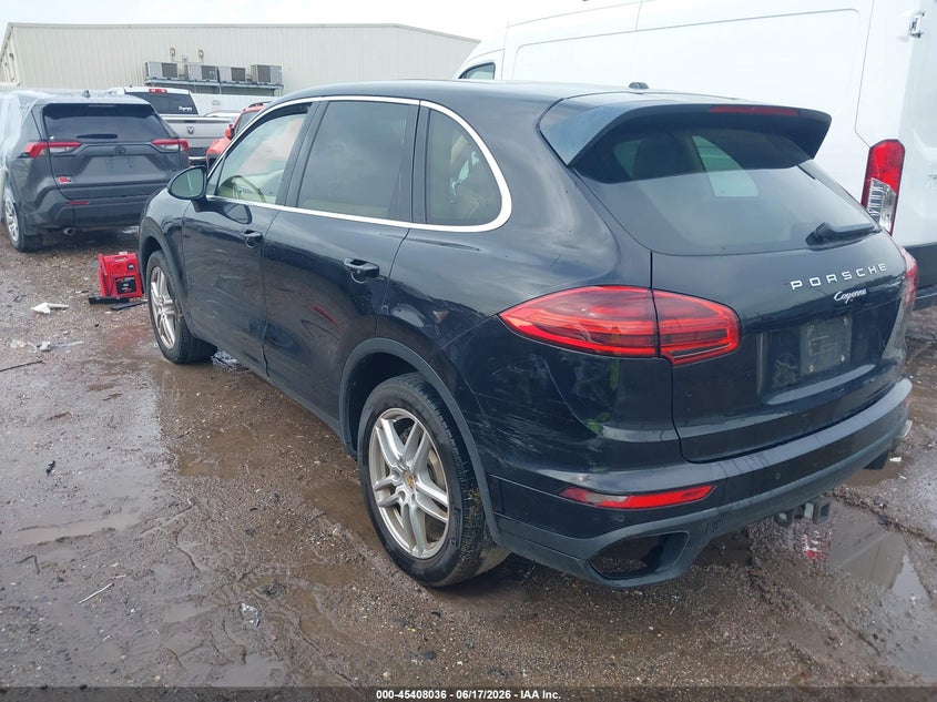 2016 Porsche Cayenne VIN WP1AA2A29GLA11423 IAAI salvage auction — NORMAL WEAR, Original (Texas), sold $3,050 on 2026-07-09 (photo 3)