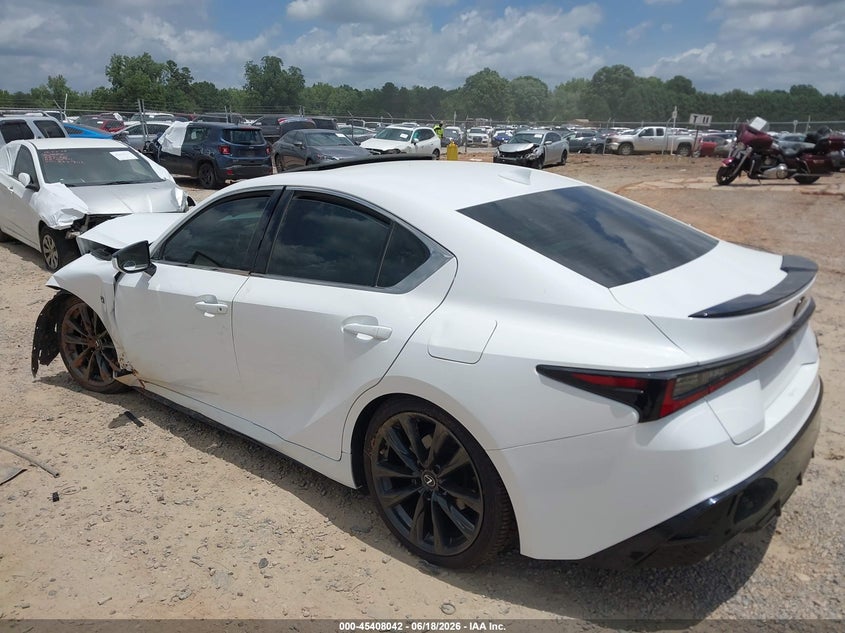 2023 Lexus Is VIN JTHGZ1E28P5032100 IAAI salvage auction — FRONT END, Salvage (Idaho), sold $4,550 on 2026-07-27 (photo 3)