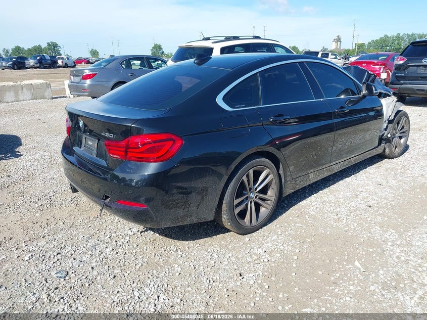 2018 BMW 4er VIN WBA4J3C53JBG95491 IAAI salvage auction — RIGHT FRONT, Salvage (Ohio), sold $2,800 on 2026-07-15 (photo 4)