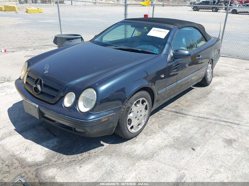 1999 Mercedes-benz Clk-klasse VIN WDBLK65G2XT007765 IAAI salvage auction — LEFT REAR, Salvage (California), sold $400 on 2026-07-08 (photo 2)
