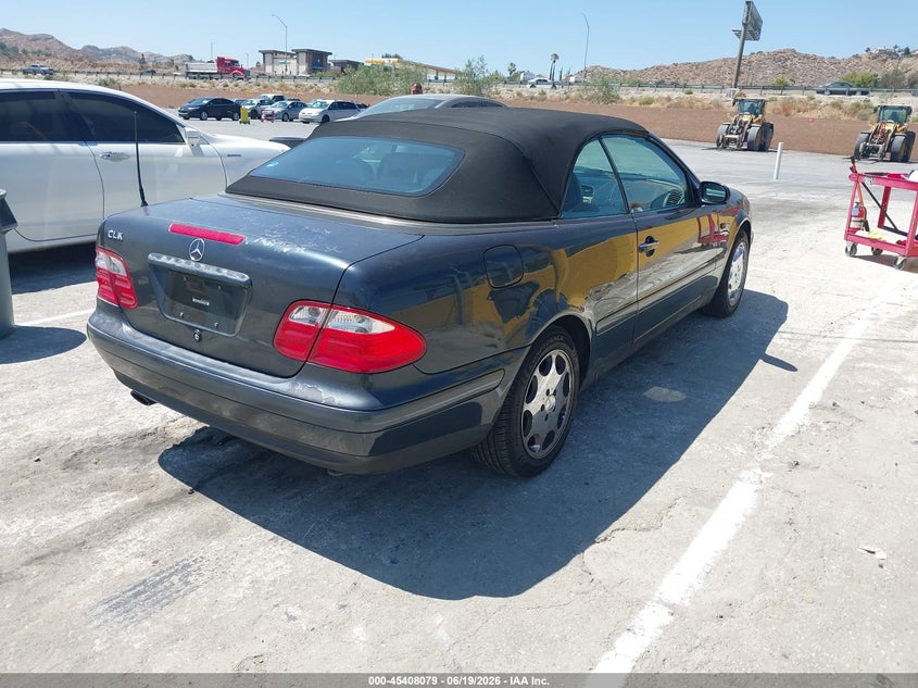 1999 Mercedes-benz Clk-klasse VIN WDBLK65G2XT007765 IAAI salvage auction — LEFT REAR, Salvage (California), sold $400 on 2026-07-08 (photo 4)
