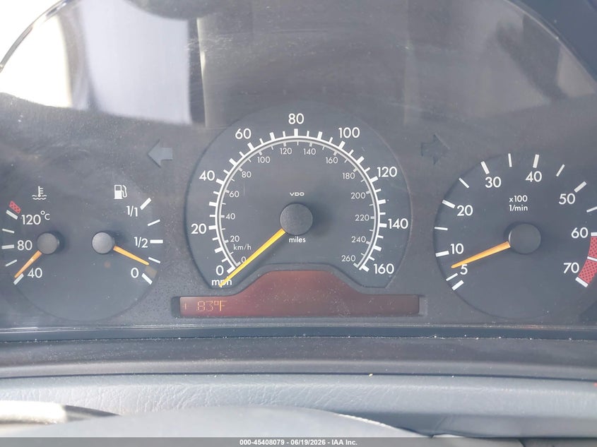 1999 Mercedes-benz Clk-klasse VIN WDBLK65G2XT007765 IAAI salvage auction — LEFT REAR, Salvage (California), sold $400 on 2026-07-08 (photo 7)