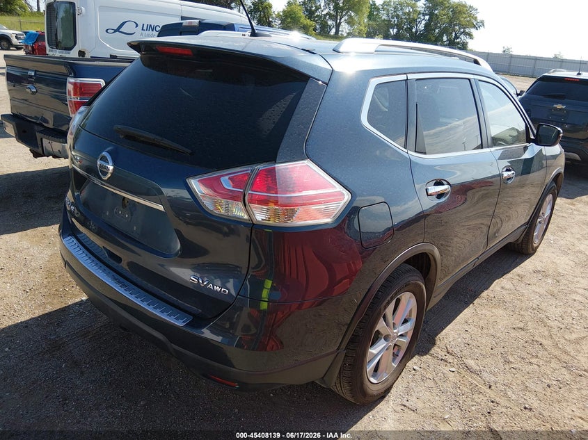 2016 Nissan Rogue VIN KNMAT2MV0GP604162 IAAI salvage auction — NORMAL WEAR, Certificate Of Title (Nebraska), sold $1,700 on 2026-07-16 (photo 4)