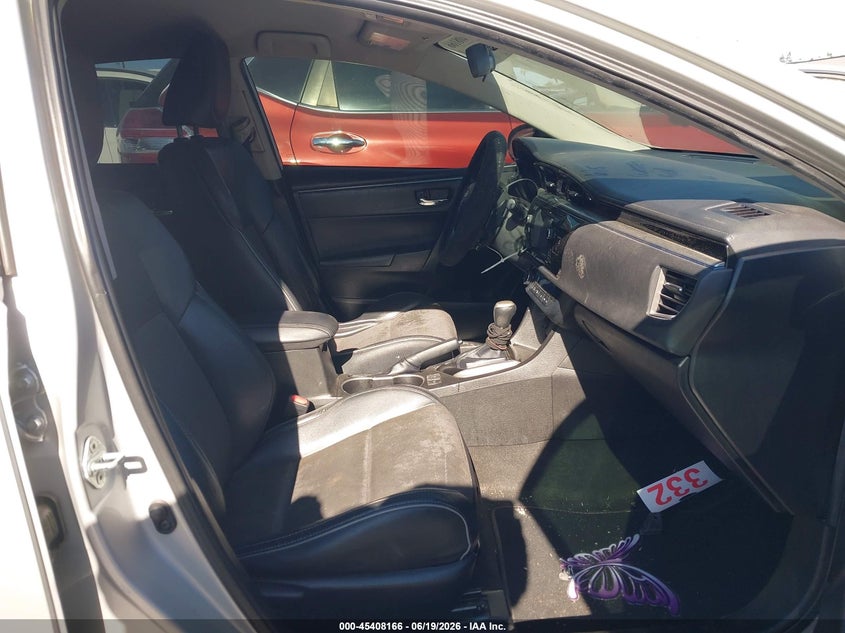 2016 Toyota Corolla VIN 5YFBURHE9GP538620 IAAI salvage auction — FRONT END, Salvage Certificate (California), sold $4,400 on 2026-07-08 (photo 5)