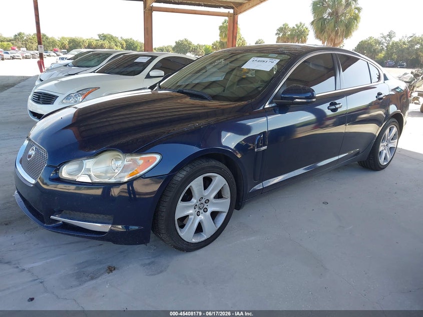 2010 Jaguar Xf VIN SAJWA0FA2AHR52851 IAAI salvage auction — RIGHT FRONT, Rebuildable (Florida), sold $475 on 2026-07-21 (photo 2)
