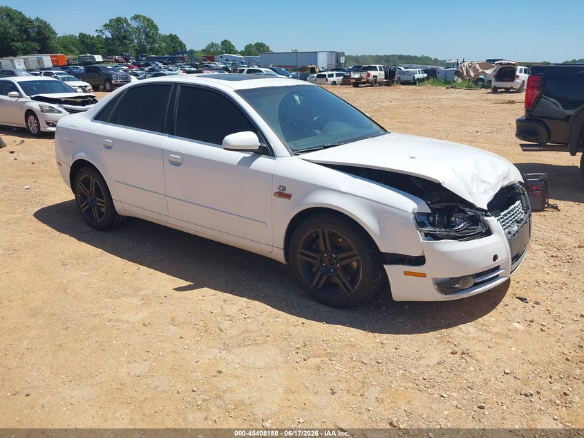 2007 Audi A4 VIN WAUAF78E97A105388 IAAI salvage auction — FRONT END, Salvage (Missouri), sold $100 on 2026-07-20 (photo 1)