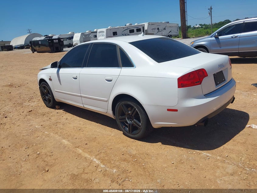 2007 Audi A4 VIN WAUAF78E97A105388 IAAI salvage auction — FRONT END, Salvage (Missouri), sold $100 on 2026-07-20 (photo 3)
