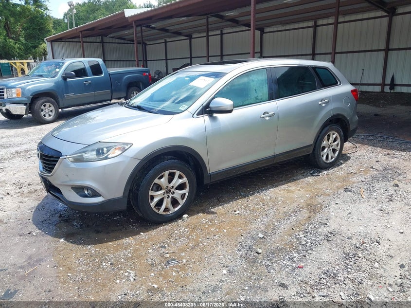 2013 Mazda Cx-9 VIN JM3TB3CV9D0400085 IAAI salvage auction — ENGINE DAMAGE, Clear (Georgia), sold $750 on 2026-07-17 (photo 2)