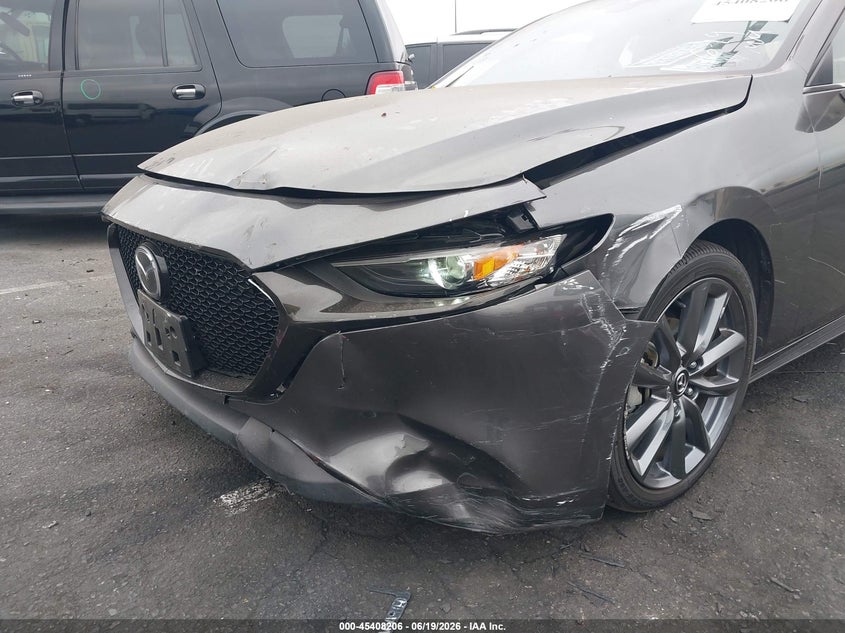 2019 Mazda 3 VIN JM1BPAMM6K1119725 IAAI salvage auction — LEFT FRONT, Salvage Title, sold $4,600 on 2026-07-17 (photo 6)