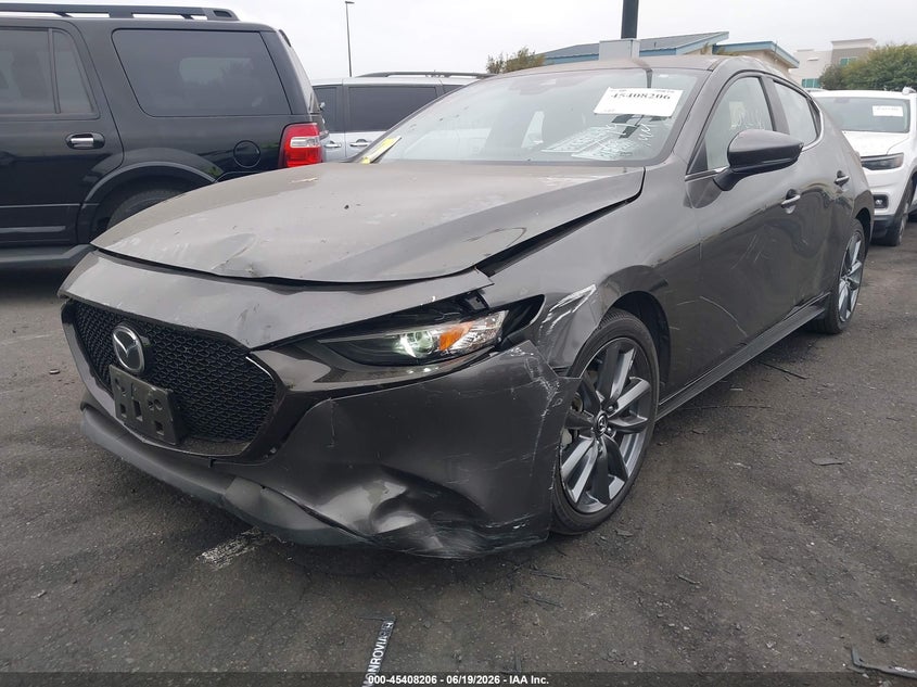 2019 Mazda 3 VIN JM1BPAMM6K1119725 IAAI salvage auction — LEFT FRONT, Salvage Title, sold $4,600 on 2026-07-17 (photo 2)