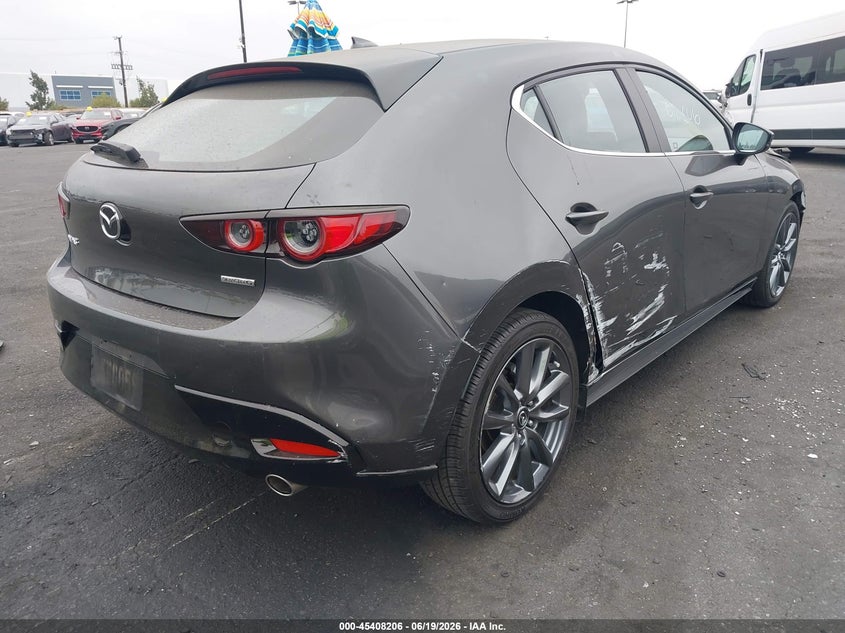 2019 Mazda 3 VIN JM1BPAMM6K1119725 IAAI salvage auction — LEFT FRONT, Salvage Title, sold $4,600 on 2026-07-17 (photo 4)